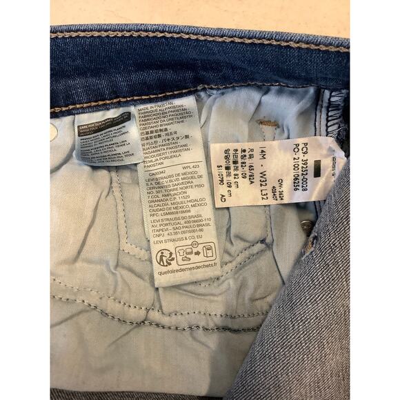 Levis Womens 14 Blue Dark Wash Classic Bootcut Jeans Mid Rise Vintage 90s G30-18 - Picture 8 of 8